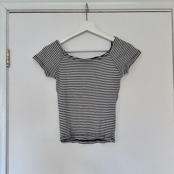 Pre-loved MANGO Striped rib top - Picture 4 of 5